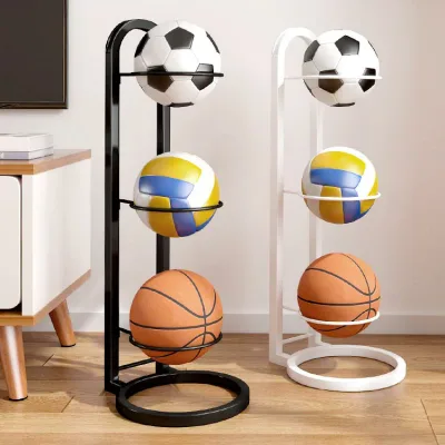 ボールスタンド 玄関収納 バスケットボール サッカー ボール収納 4段 3段 ボールスタンド バスケ コンパクト バレー 見せる収納 玄関 ボールスタンド 便利 整理 ボールホルダー 収納かご ボールラック スポーツボールラック フットボール
