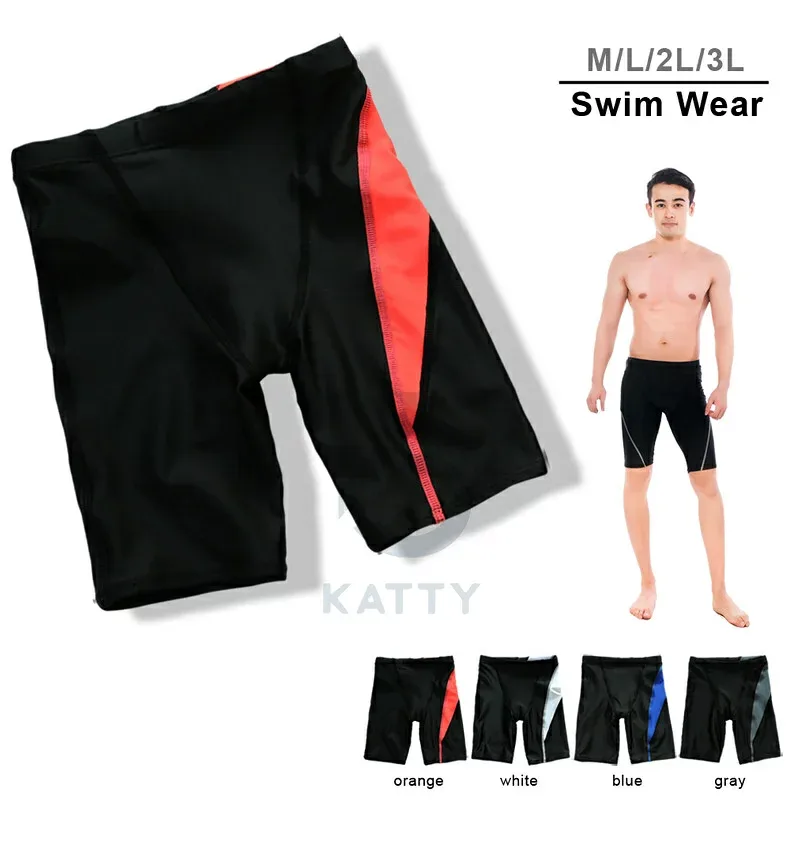 フィットネス 水着 メンズ 競泳水着 AKF ハーフスパッツ スイムウェア 水泳パンツ スイムパンツ トレーニング水着 大きいサイズ スイミング 水泳 男性用 黒 mz180902k