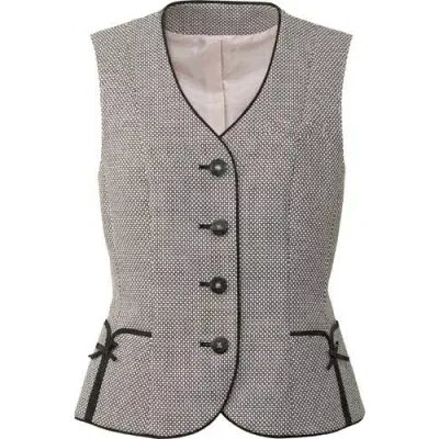 フォーク ベスト ピンク×グレー 15号【取寄商品】