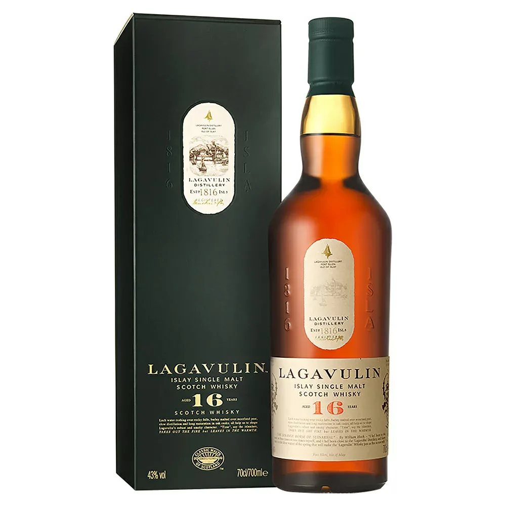 ラガヴーリン 16年 700ml 43度 正規品 箱付 アイラモルト シングルモルトウイスキー シングルモルト LAGAVULIN Islay Single Malt Scotch Whisky IslayMalt イギリス英国スコットランド アイラ島 ユナイテッド・ディスティラーズ kawahc ※おひとり様1ヶ月に1本限り