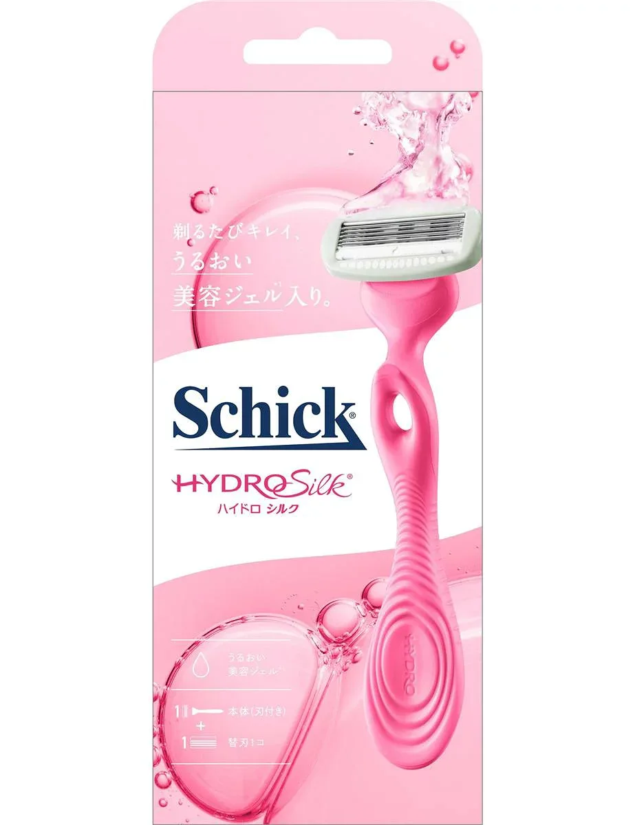 Schick(シック) ハ イドロシルク ホルダー (刃付き+替刃1コ) 女性 カミソリ
