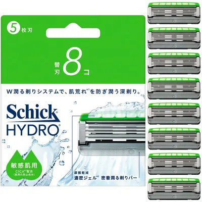 Schick(シック) ハ イドロ 敏感肌 替刃(8コ)男性 用 髭剃り カミソリ 男性 用 髭剃り カミソリ
