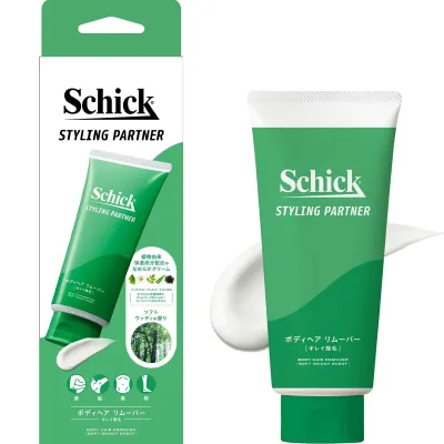Schick(シック) シック スタイリングパートナー ボディヘア リム ーバー キレイ除毛 男性 用 除毛クリ ーム ソフトウッディの香り 150g 【医薬 部外 品】