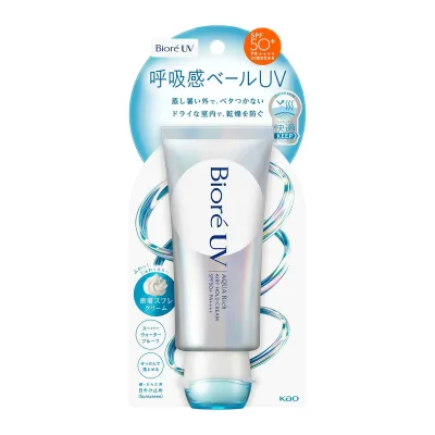 ビオレ UV アク アリ ッチ エアリ ーホールドクリ ーム 70g 日焼け止め 呼吸感ベール エアリ ーフロ ーラルの香り SPF50