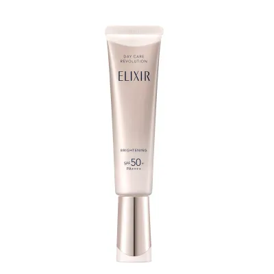 ELIXIR エリクシール デーケアレボリューション ブライトニング +ba 35mL 【2025年モデル】 医薬 部外 品 UV乳液 朝用 日中用 日焼け止め ハリ うるおい SPF50+ PA++++ エイジングケア ホワイト 資 生 堂