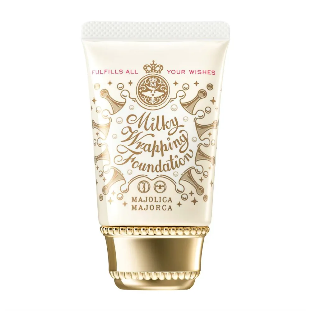 MAJOLICA MAJORCA Milky Wrapping Foundation 02 Foundation Unscented 2 Beige 30g (x 1)