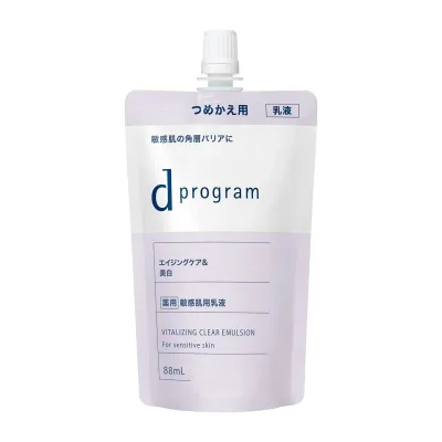 dプログラ ム バイタライジング&ク リアエマルジョンEX 敏感肌用乳液 (レフィル) 88ml 医薬 部外 品
