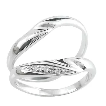 【クーポンで10%OFF】プラチナ ペアリング 結婚指輪 マリッジリング プラチナ900 2本セット ダイヤ ダイヤモンド ブライダルリング ウェディングリング 結婚式 結婚記念 ブライダルジュエリー 指輪 人気 大人ジュエリー オリジナルデザイン レディース