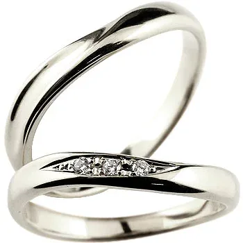 【10月限定!!クーポンで30%OFF】ペアリング 結婚指輪 マリッジリング ダイヤモンドリング 指輪 ダイヤモンド ダイヤ プラチナ900 ブライダルリング 結婚式 結婚記念 ウェディングリング ハンドメイド 2本セット 大きいサイズ対応 お守り 人気 おしゃれ 大人 普段使い