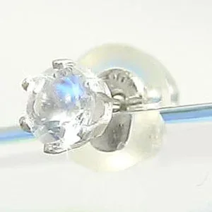 プラチナ ピアス 片耳ピアス ブルームーンストーン プラチナ900 スタッドピアス 6月誕生石用 男女兼用 ユニセックス 男女問わず レディース