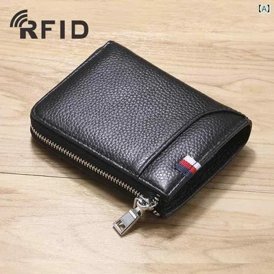 二つ折り財布 メンズ 革レザー 牛革素材 RFIDスキミング防止 札入れ 小銭入れ カード収納 大容量 多機能 カードケース 持ち運びやすい スリム設計 ビジネス カジュアル ギフト 父の日 プレゼント