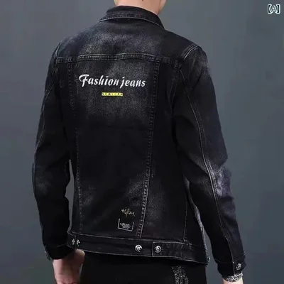 デニムジャケット メンズ デニムシャツ ジャケット 長袖 襟付き シャツジャケット カジュアル アウター 春服 秋服 無地 ポケット付き 動きやすい 通勤 通学 お出かけ シンプル 厚手 重ね着 羽織り