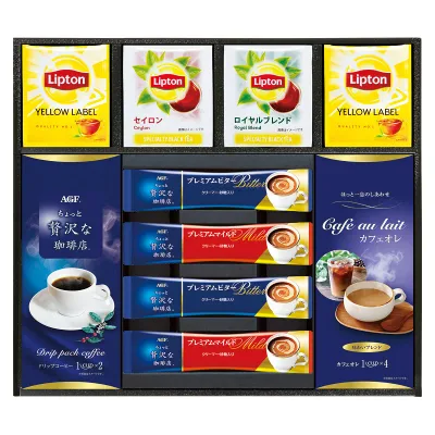 【24日20時から★P5倍】コーヒー ギフト AGF&リプトン 珈琲・紅茶セット BDA-25A|結婚内祝い 出産内祝い お祝い お礼 お返し ご挨拶 快気祝い 記念日 誕生日 秋ギフト 2026