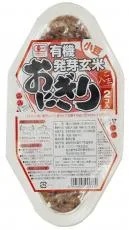 有機発芽玄米おにぎり・小豆90g×2【コジマフーズ】【1〜3個はメール便300円】2021863-ms オーガニック あずき