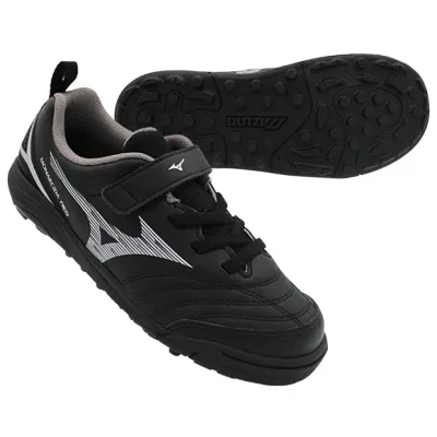 ジュニア モナルシーダ NEO 3 CLUB KIDS AS ブラック×シルバー 【MIZUNO|ミズノ】サッカーフットサルジュニアトレーニングシューズp1ge252603
