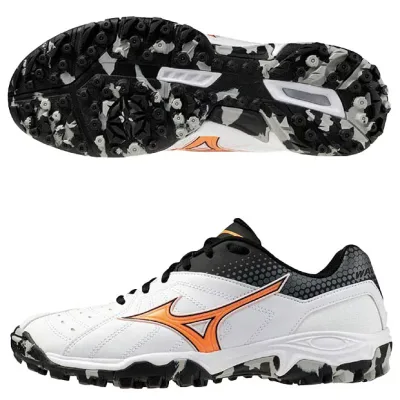 ウェーブ ガイア 3 ホワイト×オレンジ 【MIZUNO|ミズノ】ハンドボールシューズx1gd185051