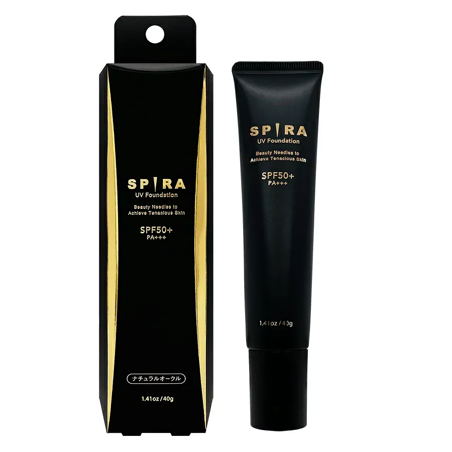 【メール便で送料無料】 芦屋化粧品 SPIRA UVファンデーション SPF50+ PA+++ ナチュラルオークル