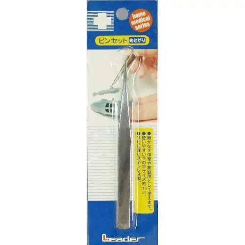 【ゆうパケット配送対象】LE先とがりピンセット12.5cm(ポスト投函 追跡ありメール便)