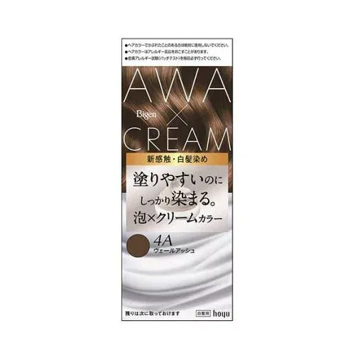 ビゲン 泡クリームカラー 4A ヴェールアッシュ 1セット(白髪染め)(ビゲンホーユー)