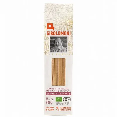 ジロロモーニ 古代小麦グラツィエッラ・ラ 有機スパゲッティ セミインテグラーレ (400g) 【創健社】