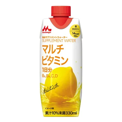 森永乳業 森永サプリメントウォーター マルチビタミン 香るレモン水 330ml 12本×2ケース 【3/30週順次パッケージリニューアル】