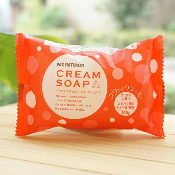 パックスナチュロン クリームソープA(アップルの香り)/100g【太陽油脂】 PAX NATURON