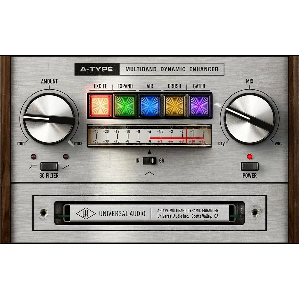 UNIVERSAL AUDIO A-Type Multiband Dynamic Enhancer 【ダウンロード版/メール納品】