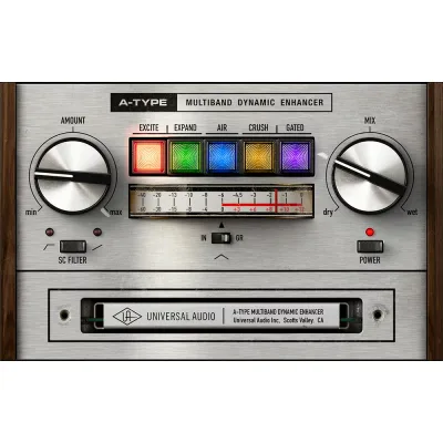 UNIVERSAL AUDIO A-Type Multiband Dynamic Enhancer 【ダウンロード版/メール納品】