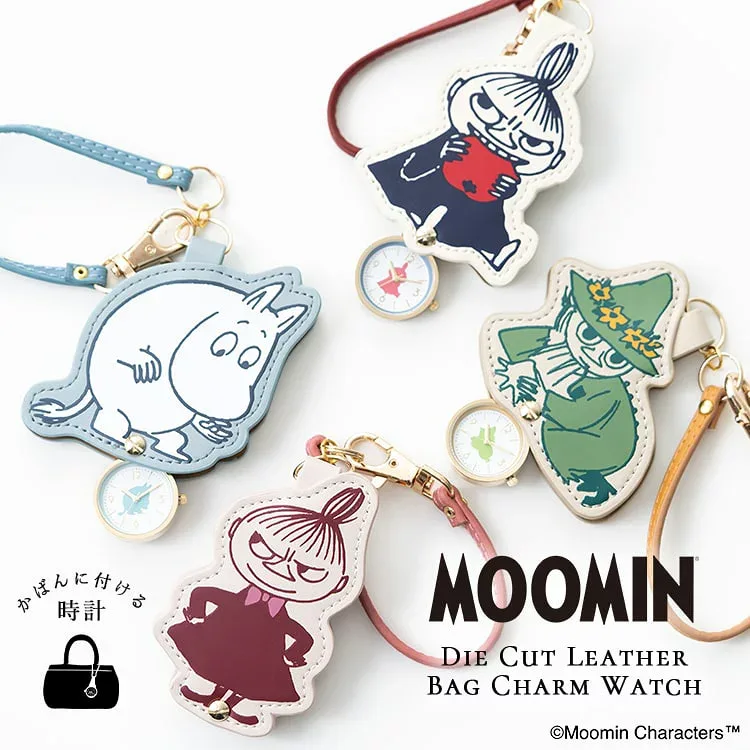 懐中時計 ムーミン ミィ ミイ リトルミイ スナフキン キーホルダーウォッチ かわいい おしゃれ 大人 MOOMIN バッグチャーム プレゼント ギフト 1年間のメーカー保証付