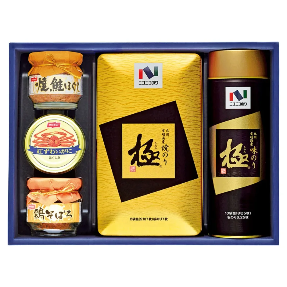 「極」味のり・焼のり・瓶・缶詰合せ MB-40R 上質 味のり 焼のり 缶詰合せ 海苔 ギフト 御供 御供え お供え お供え物 法事 香典返し 粗供養