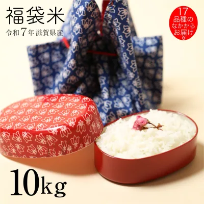 福袋米 10kg 5kg×2袋 滋賀県産 令和7年 1品種でのお届け 80