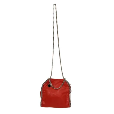 【中古】STELLA McCARTNEY Falabella Tiny ショルダーバッグ 391698W9132 レッド 【220926】(ステラマッカートニー)