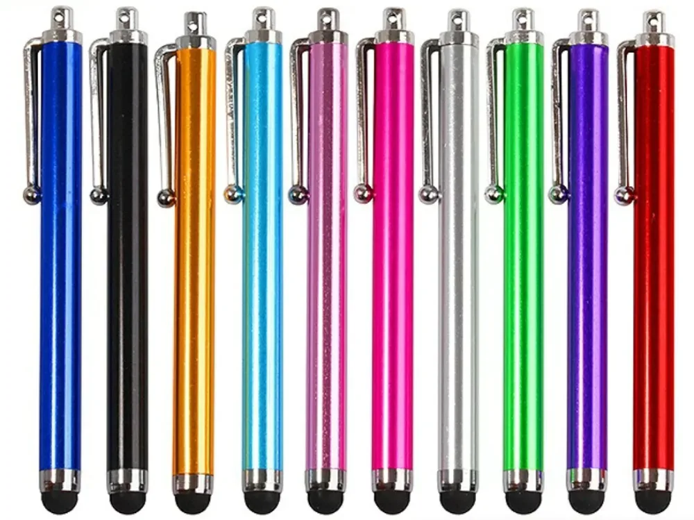 2本セット 10色選択可 タッチペン 各種スマホ、タブレット対応 11.3cm スマホタッチペン スマホペン タブレット タッチパネル atm タブレット用 スマートフォン タブレットペン シンプル ペン ipad ATM エレベーター 公共施設 タッチパネルなどに使える 長さ11.3cm