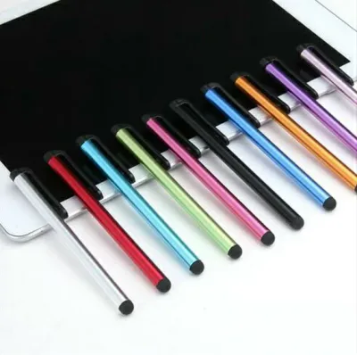 2本セット スマホ タブレット タッチペン 10.3cm スタイラスペン ペン先 ソフト シンプル ペン タッチペン スマホペン タブレット タッチパネル atm タブレット用 ipad スマホ用 スマートフォン用 iphone android アイフォン アンドロイド イラスト スマホタッチペン