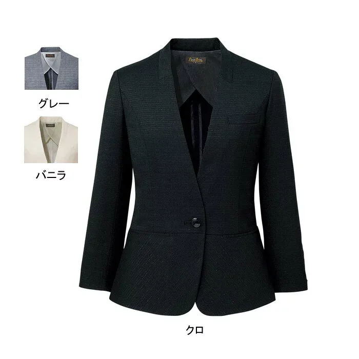 事務服・制服・オフィスウェア ピエ J4510 キテミテ体感ジャケット 21号-25号