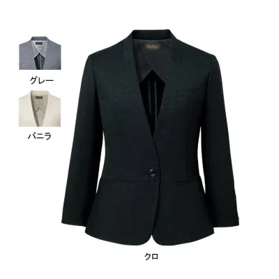 事務服・制服・オフィスウェア ピエ J4510 キテミテ体感ジャケット 21号-25号