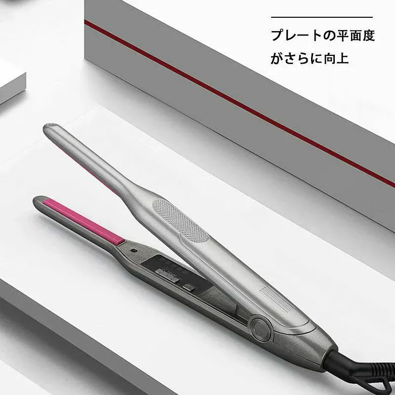 ヘアアイロン ショートヘア メンズ レディース 小型プレゼント ギフト 低温 美容 カールアイロン ストレート 2way