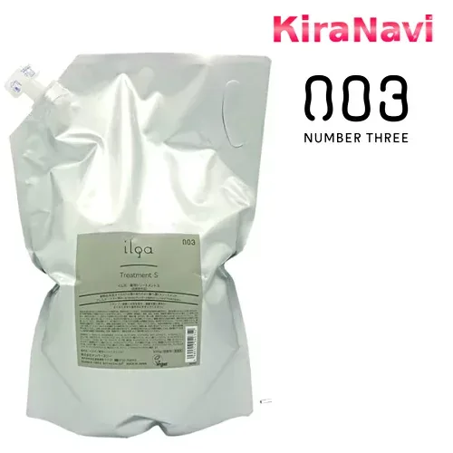 ナンバースリー イルガ 薬用トリートメントS 3000g 詰替え用 / no3 ILGA レフィル 医薬部外品 トリートメント 低刺激 薬用 敏感肌 アトピー さらさら 軽やか 軟毛 しなやか 大容量 美容室専売品 ヘアサロン専売品 サロン専売品 プロ PRO 美容師 美容室