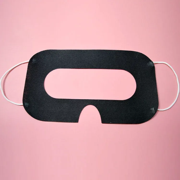 VR 体験 用 アイマスク VR ゴーグル 用 マスク 使い捨て 不織布 保護 マスク 体験 用 衛生 布 よごれ 防止 防汗 100枚 入り ホワイト ブラック 男女 兼用 イベント 展示会 汚れ 防止 マスク