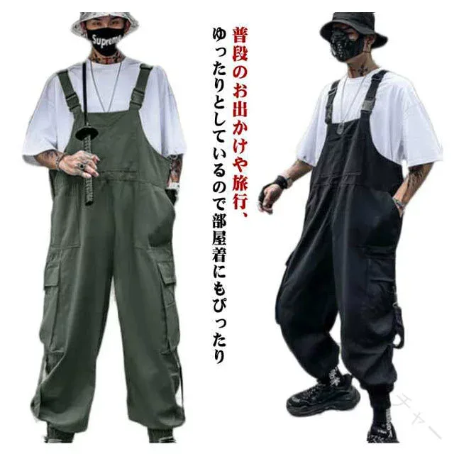サロペット オーバーオール メンズ レディース カジュアル 作業服 ワークパンツ 作業ズボン カーゴパンツ つなぎ 動きやすい オールインワン 農業 年間 オールシーズン 男女