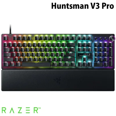 【国内正規品】 Razer Huntsman V3 Pro 英語配列 有線 アナログオプティカルスイッチ搭載 ゲーミングキーボード # RZ03-04970100-R3M1 レーザー ハンツマン