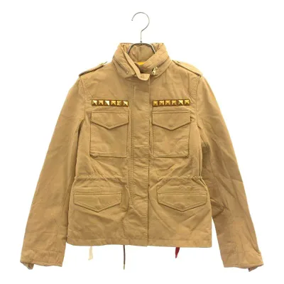 【美品】 TOMMY HILFIGER / トミーヒルフィガー | 豚革 レザー ジップ ジャケット / 総裏地 | S | ブラウン系 | レディース