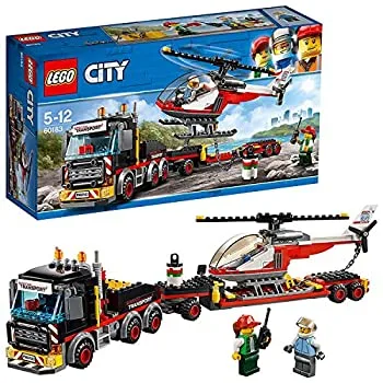 【中古】(非常に良い)レゴ(LEGO) シティ 巨大貨物輸送車とヘリコプター 60183 ブロック おもちゃ 男の子