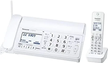 【中古】(非常に良い)パナソニック おたっくす デジタルコードレスFAX 子機1台付き 迷惑電話対策機能搭載 ホワイト KX-PD205DL-W