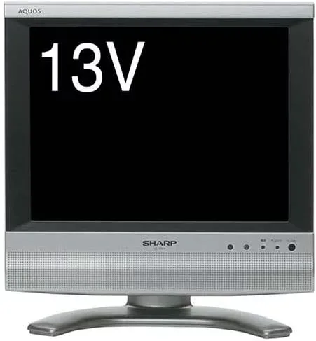 【中古】(非常に良い)シャープ 13V型 ハイビジョン 液晶テレビ シルバー AQUOS LC-13S4-S