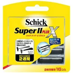 シック・ジャパン株式会社シック スーパーIIプラスX 替刃 16コ入【北海道・沖縄は別途送料必要】【CPT】【NK】