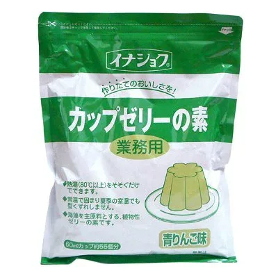【本日楽天ポイント5倍相当】【送料無料】伊那食品工業株式会社カップゼリーの素 青りんご 600g【△】【CPT】