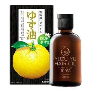 【本日楽天ポイント5倍相当】【送料無料】株式会社ウテナゆず油 無添加ヘアオイル 60ml<国産ゆず油配合。しなやかにまとまる艶美髪へ>【△】