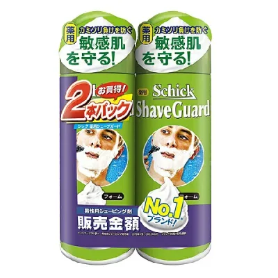 【送料無料】シック・ジャパン株式会社 薬用シェーブガード シェービングフォーム【医薬部外品】 200g×2本パック【RCP】【△】