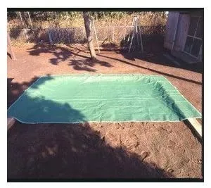 砂場メッシュシート2.8×3.3m サンドバッグ付 日本製 保育学校用品こども良品 特注サイズ承ります